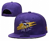 Minnesota Vikings Team Logo Adjustable Hat YD (14),baseball caps,new era cap wholesale,wholesale hats